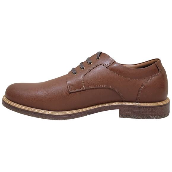 Dockers Men Yim Plain Toe Derby Oxfords Size US 10.5M Brown Faux Leather main image 4